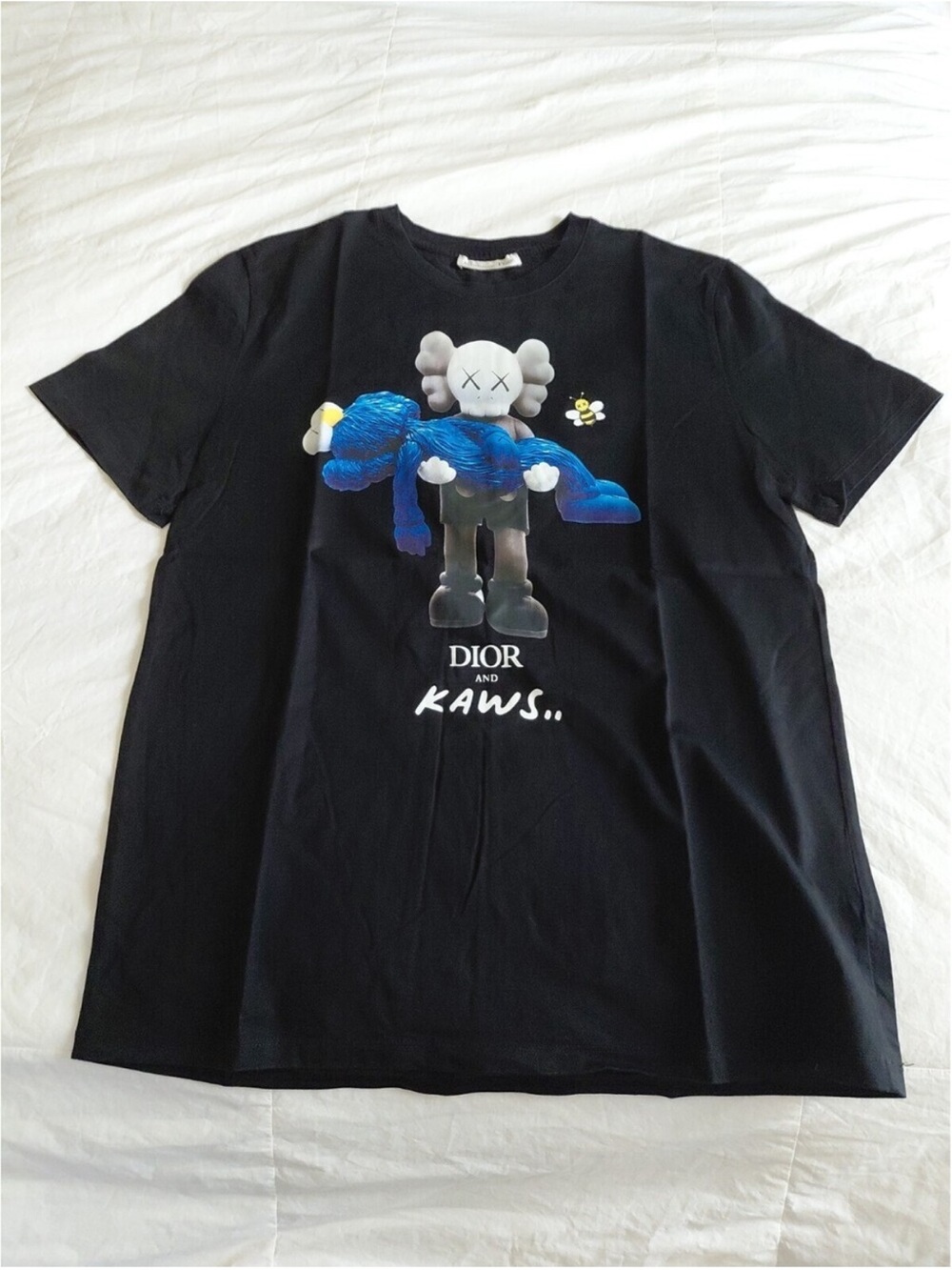 Dior x KAWS SS19 BFF Graphic T-Shirt Black Size XL Kim Jones⁠